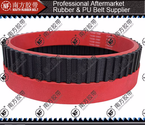 Envuelto en caucho industrial polivinílico PVC PU piezas de transmisión de motocicleta automática transportador de ventilador accionamiento de dientes síncronos Pk correa de distribución acanalada en V